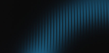 Abstract dark blue background with diagonal stripes. 3d rendering, 3d illustration.