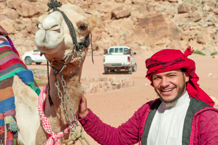A day in the life of a young Bedouin man living from tourism in Jordan's Wadi rum desert on December...