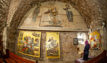 In Al-Salt Jordan there is also Orthodox Church and Muslim Church 26 December 2021