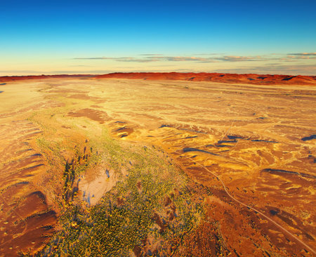 Namib Desert, aerial view, Namibia