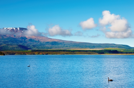 Mountain landscape with beautiful lake, New Zealand
の写真素材