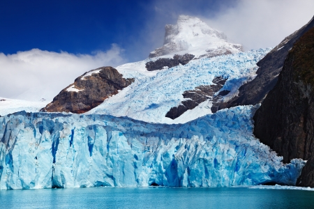 Spegazzini Glacier, Argentino Lake, Patagonia, Argentinaの写真素材