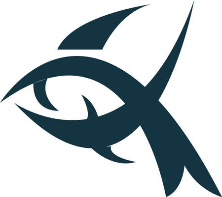 Simple fish vector illustration, perfect for a fish logo&#xD;&#xA;のイラスト素材