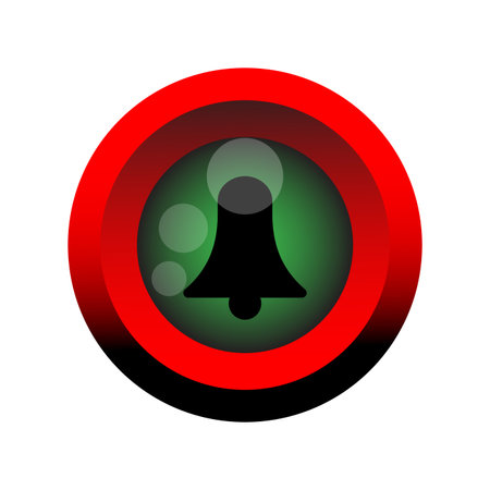 Simple bell vector illustration, great for icons