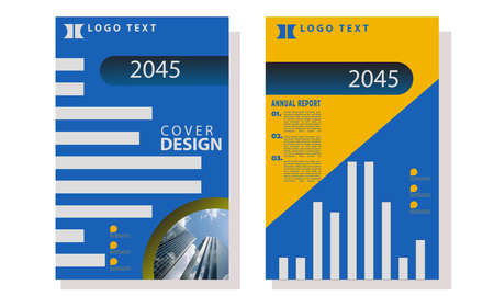 Vector building Book Cover Design Template and Company in A4. Can be customized with Brochures, Annual Reports, Magazines, Posters, Business Presentations, Portfolios, Flyers, Banners, Websites.のイラスト素材