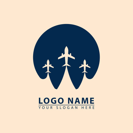 vector combination of planet and plane logo icon. vector combination of planet and plane logo icon.のイラスト素材