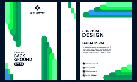 Brochure template background for business flyer. great for flyer, template, magazine, modern, booklet, concept, cover, creative, presentation, layout, corporate, etc.のイラスト素材