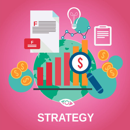 Business strategy designのイラスト素材