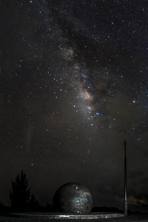 Tip of Borneo milkyway -Tanjung Simpang Mengayau or Tanjung Simpang Mangazouの写真素材