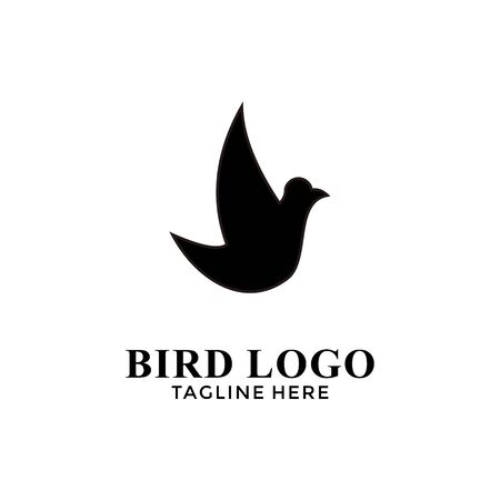 dove bird love peace religion with modern concept icon logo design vectorのイラスト素材