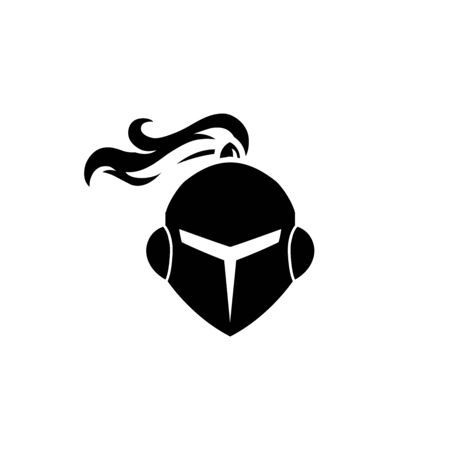 Spartan logo sparta logo spartan helmet logo vectorのイラスト素材