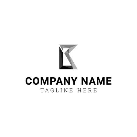 Simple design of letters L and R with crystal effect, perfect for businesses or companies with the initials L or Rのイラスト素材