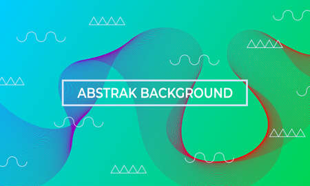 abstract line art background with color gradient, great for banner background, advertisements etc.のイラスト素材