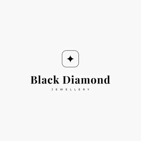 isolated black diamond logo designのイラスト素材