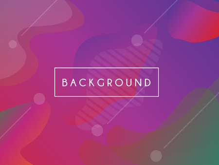 Minimal geometric background. Dynamic shapes composition. Eps10 vector. - Vectorのイラスト素材