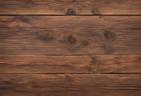 Old wood texture background. Floor surface with knots and nail holes.の写真素材