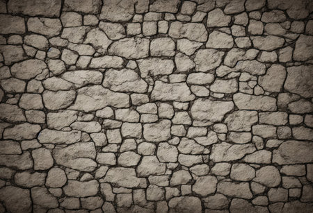 Background of stone wall texture. Old grunge textured background.の写真素材