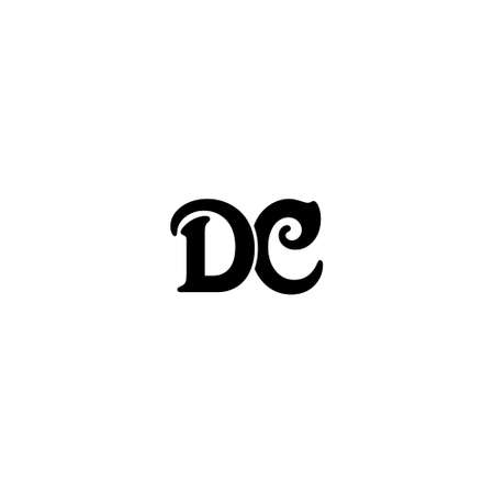 logo initial DCの写真素材