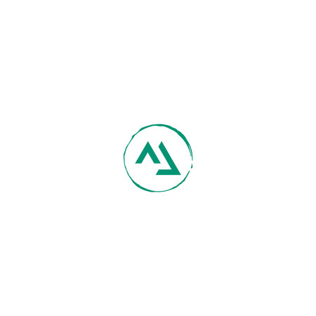 creative minimalistic MJ initials designのイラスト素材