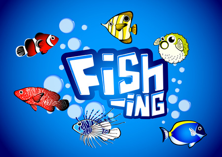 Fish Vector Illustrationのイラスト素材