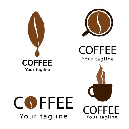 Coffee Drink Logo Template Designのイラスト素材