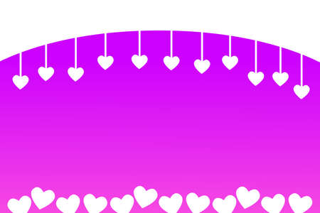 Background with pretty white heart hanger. design suitable for cover, web, card, business, poster, etc.のイラスト素材