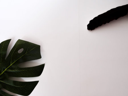 black knitting yarn on a white background