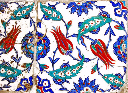 Ancient Handmade Turkish Tiles