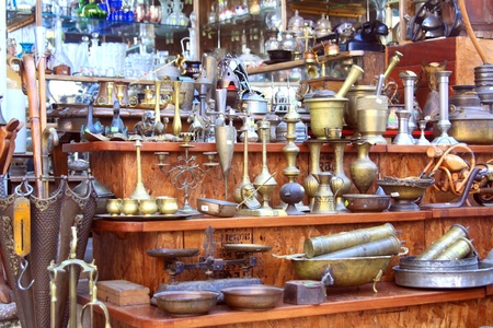 Variety of Turkish items on Sale in Grand Bazaar in Istanbulのeditorial素材