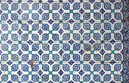 Ancient Handmade Turkish Tilesの写真素材
