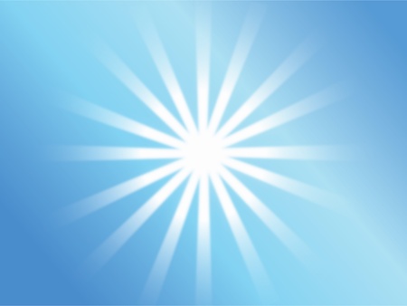 illustration of sun with rays の写真素材