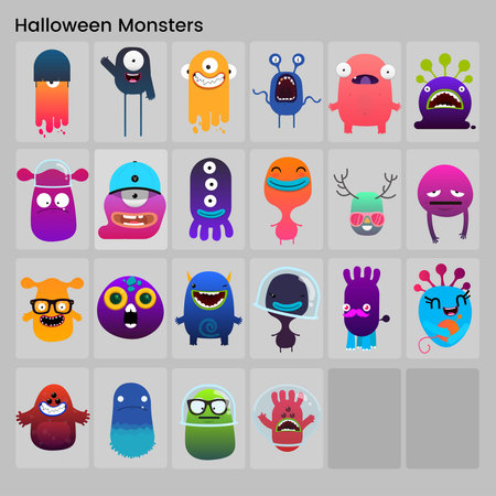 Halloween Monsters and Characters Creator