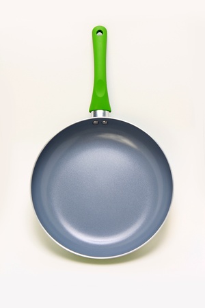 Frying pan with ceramic coatingの写真素材