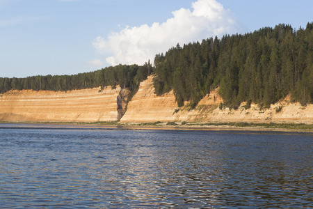 Nature monument - the tract of Opoki, on the Sukhona river in the Vologda region, Russiaの写真素材