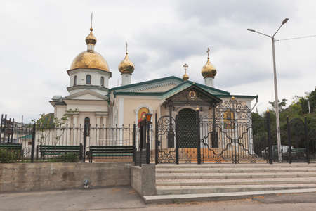 Church of St. Theodosius of Chernigov in the city of Sevastopol, Crimea, Russiaの写真素材