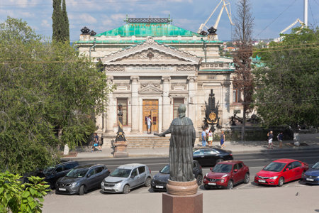 Sevastopol, Crimea, Russia - July 29, 2020: View of the Military History Museum of the Black Sea...