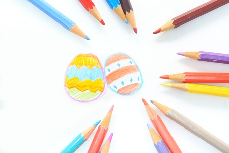 paint eggの写真素材