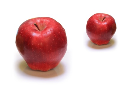 duble appleの写真素材