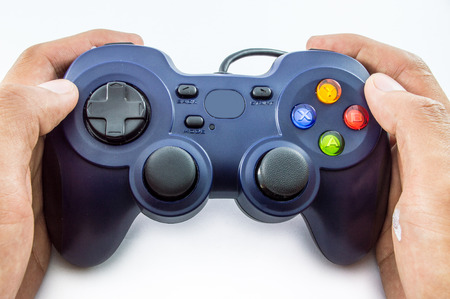 joy stick control video gameの写真素材