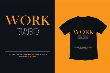 Typography t shirt design, motivational typography t shirt design, inspirational quotes t-shirt designのイラスト素材