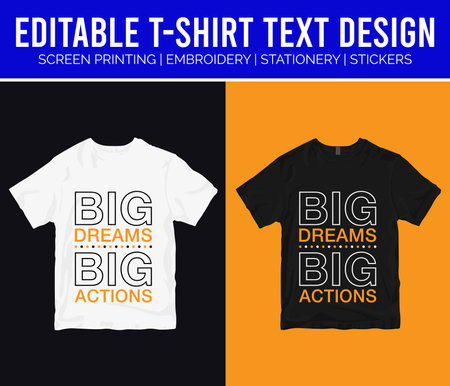 Set of T-Shirt Design Templates. Vector Illustrationのイラスト素材