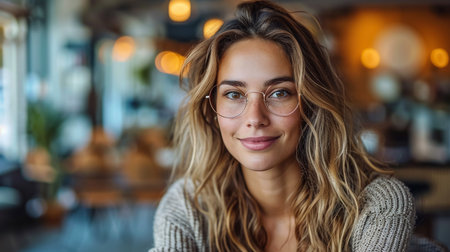 Smilling can be contagious. Portrait of a beautiful woman smiling at the camera.の素材