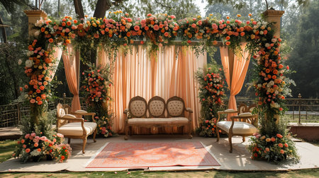 Beautiful decoration wedding ceremonyの素材
