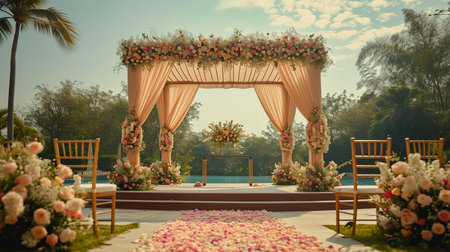 Beautiful decoration wedding ceremonyの素材