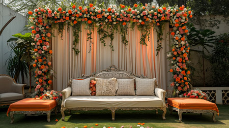 Beautiful decoration wedding ceremonyの素材