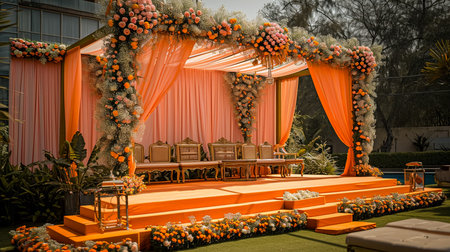 Beautiful decoration wedding ceremonyの素材
