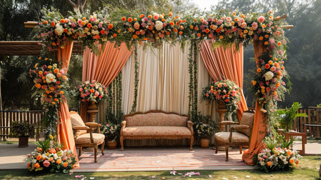 Beautiful decoration wedding ceremonyの素材