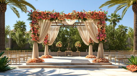 Beautiful decoration wedding ceremonyの素材