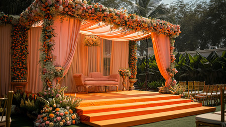 Beautiful decoration wedding ceremonyの素材