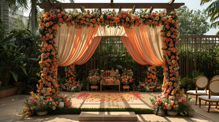 Beautiful decoration wedding ceremonyの素材